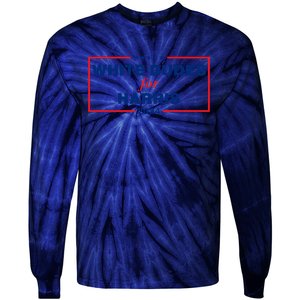 White Dudes For Harris 2024 For President Election Voting 2024 Tie-Dye Long Sleeve Shirt