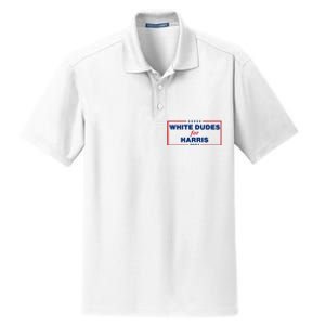 White Dudes For Harris 2024 For President Election Voting 2024 Dry Zone Grid Polo