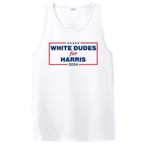 White Dudes For Harris 2024 For President Election Voting 2024 PosiCharge Competitor Tank