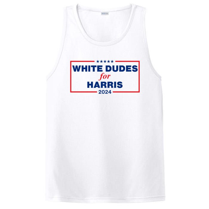 White Dudes For Harris 2024 For President Election Voting 2024 PosiCharge Competitor Tank