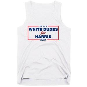 White Dudes For Harris 2024 For President Election Voting 2024 Tank Top