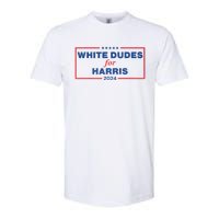 White Dudes For Harris 2024 Tees White Dudes For Harris 2024 Softstyle CVC T-Shirt