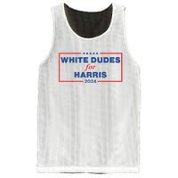 White Dudes For Harris 2024 Tees White Dudes For Harris 2024 Mesh Reversible Basketball Jersey Tank