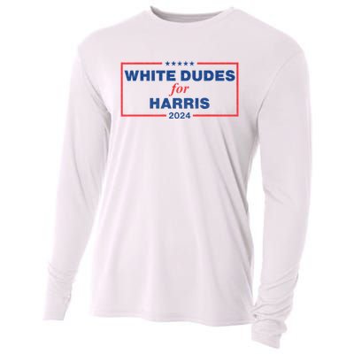 White Dudes For Harris 2024 Tees White Dudes For Harris 2024 Cooling Performance Long Sleeve Crew