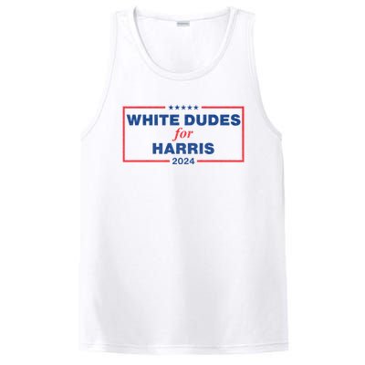 White Dudes For Harris 2024 Tees White Dudes For Harris 2024 PosiCharge Competitor Tank