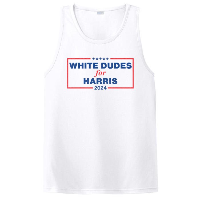 White Dudes For Harris 2024 Tees White Dudes For Harris 2024 PosiCharge Competitor Tank