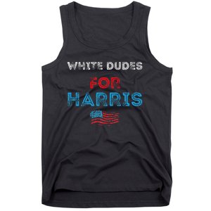 White Dudes For Harris President 2024 Election Tank Top