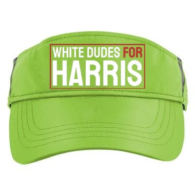 White Dudes For Harris Adult Drive Performance Visor