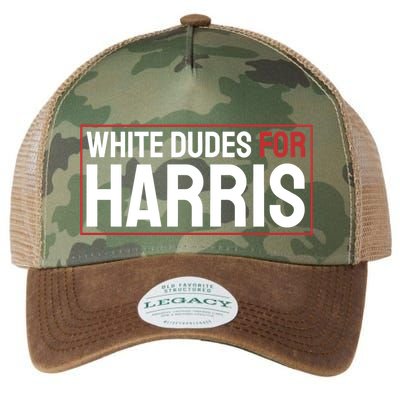 White Dudes For Harris Legacy Tie Dye Trucker Hat