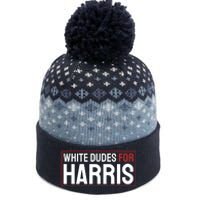 White Dudes For Harris The Baniff Cuffed Pom Beanie