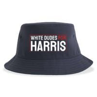 White Dudes For Harris Sustainable Bucket Hat