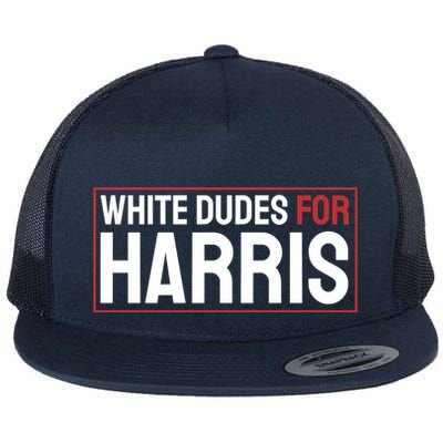 White Dudes For Harris Flatbill Hat