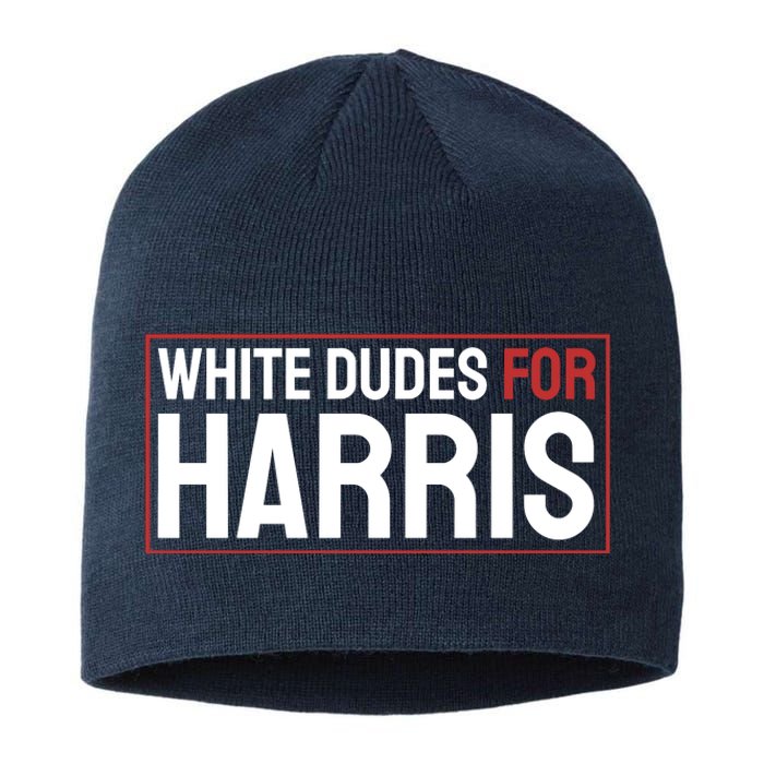 White Dudes For Harris Sustainable Beanie