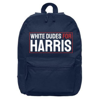 White Dudes For Harris 16 in Basic Backpack