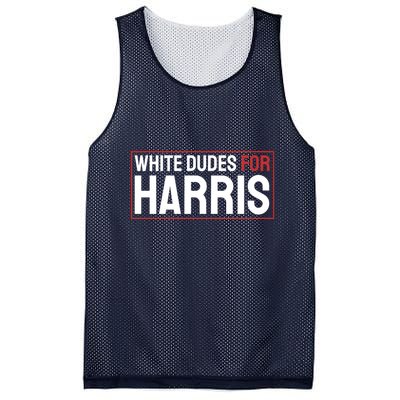 White Dudes For Harris Mesh Reversible Basketball Jersey Tank