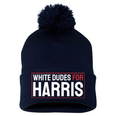 White Dudes For Harris Pom Pom 12in Knit Beanie