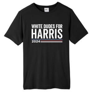 White Dudes For Harris 2024 Tall Fusion ChromaSoft Performance T-Shirt