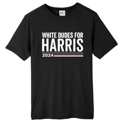 White Dudes For Harris 2024 Tall Fusion ChromaSoft Performance T-Shirt