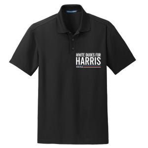 White Dudes For Harris 2024 Dry Zone Grid Polo