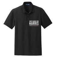 White Dudes For Harris 2024 Dry Zone Grid Polo