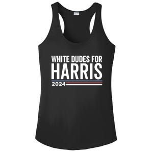 White Dudes For Harris 2024 Ladies PosiCharge Competitor Racerback Tank