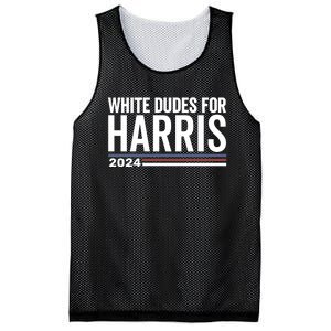 White Dudes For Harris 2024 Mesh Reversible Basketball Jersey Tank