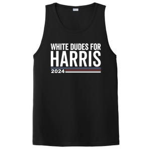 White Dudes For Harris 2024 PosiCharge Competitor Tank