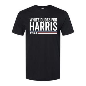 White Dudes For Harris 2024 Softstyle CVC T-Shirt