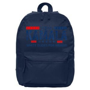 White Dudes For Kamala Harris 2024 For President Election 16 in Basic Backpack