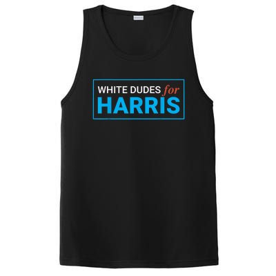 White Dudes For Kamalaharris PosiCharge Competitor Tank