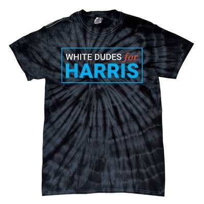 White Dudes For Kamalaharris Tie-Dye T-Shirt