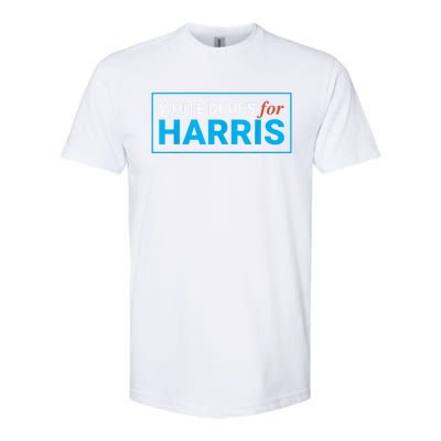 White Dudes For Kamalaharris Softstyle CVC T-Shirt