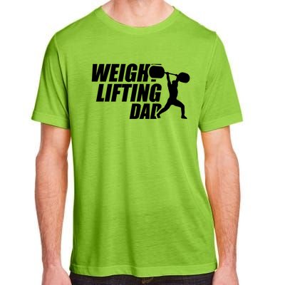 Weightlifting Dad Fitness Workout Fathers Day Gift Adult ChromaSoft Performance T-Shirt