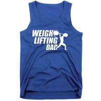 Weightlifting Dad Fitness Workout Fathers Day Gift Tank Top