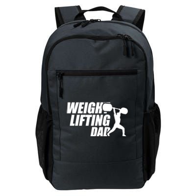 Weightlifting Dad Fitness Workout Fathers Day Gift Daily Commute Backpack