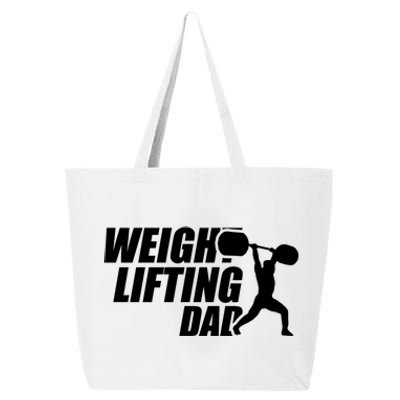 Weightlifting Dad Fitness Workout Fathers Day Gift 25L Jumbo Tote