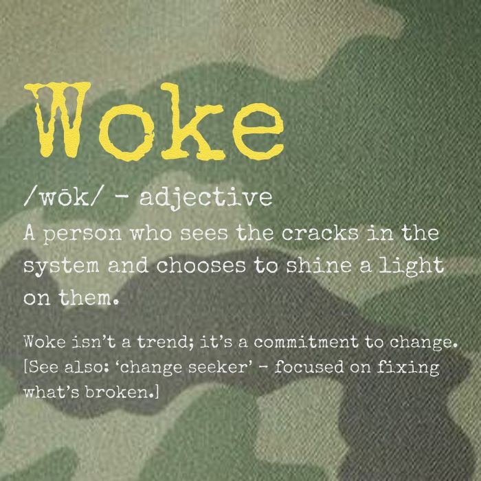 Woke Definition Funny New Thinking Politically Informed Legacy Tie Dye Trucker Hat