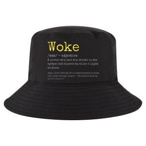 Woke Definition Funny New Thinking Politically Informed Cool Comfort Performance Bucket Hat