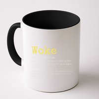 Woke Definition Funny New Thinking Politically Informed Mug