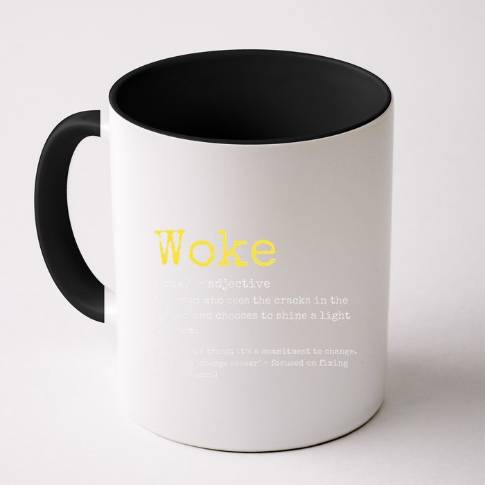 Woke Definition Funny New Thinking Politically Informed Mug