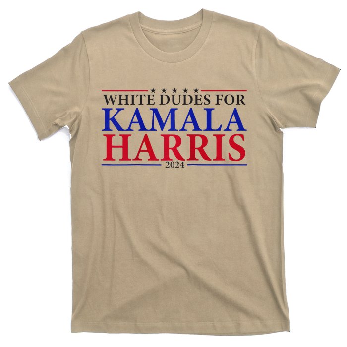 White Dudes For Harris 2024 Kamala Harris Funny Presidential Raglan T-Shirt