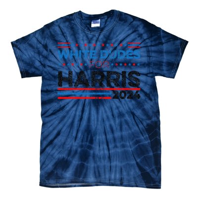 White Dudes For Kamala Harris Tie-Dye T-Shirt