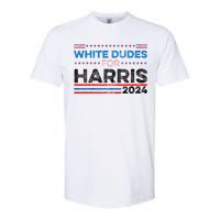 White Dudes For Kamala Harris Softstyle CVC T-Shirt