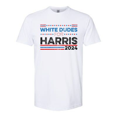 White Dudes For Kamala Harris Softstyle CVC T-Shirt