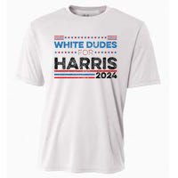 White Dudes For Kamala Harris Cooling Performance Crew T-Shirt