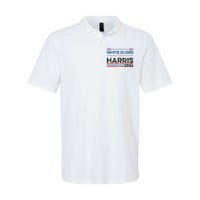 White Dudes For Kamala Harris Softstyle Adult Sport Polo