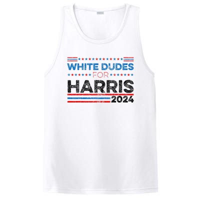 White Dudes For Kamala Harris PosiCharge Competitor Tank