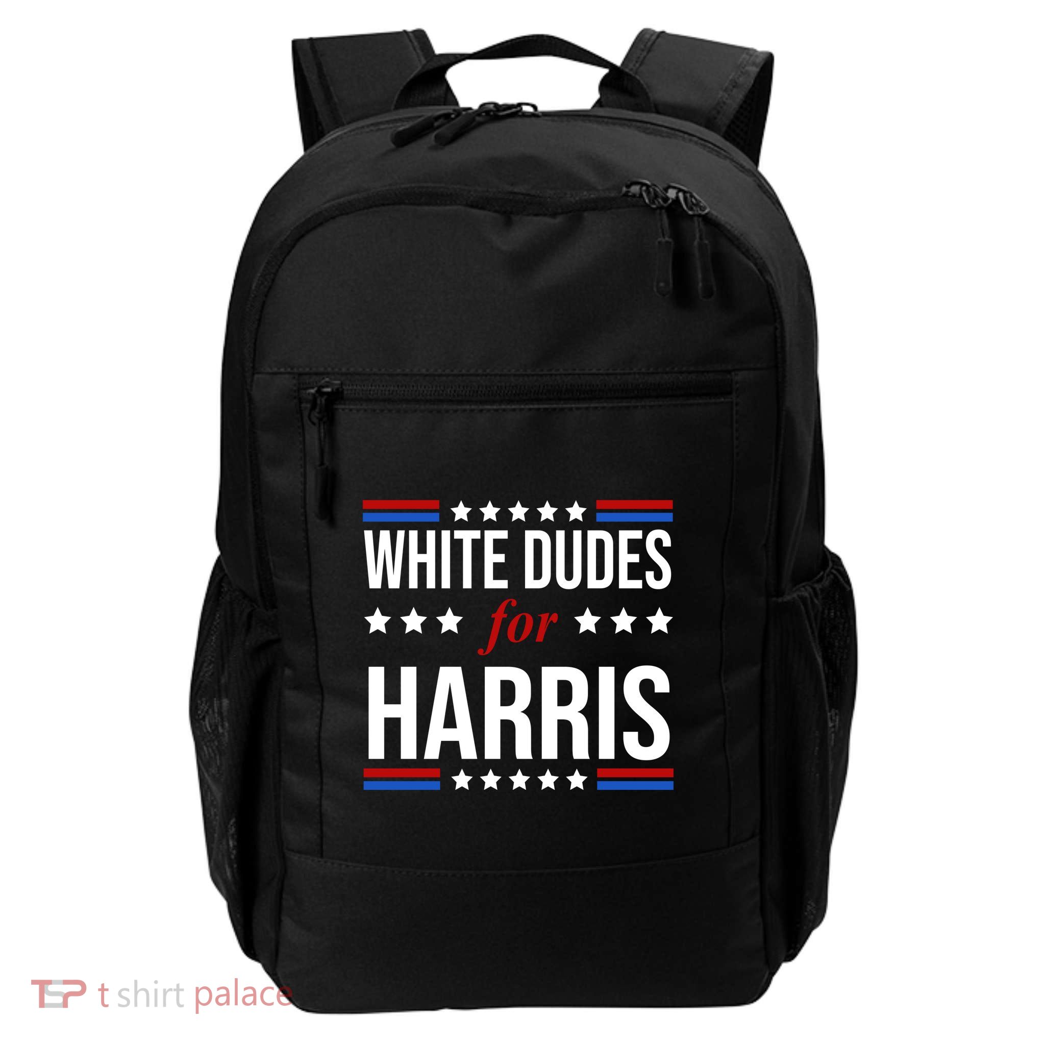 White Dudes For Kamala Harris Election Daily Commute Backpack