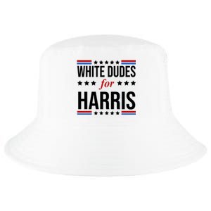 White Dudes For Kamala Harris Election Cool Comfort Performance Bucket Hat