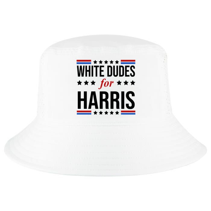 White Dudes For Kamala Harris Election Cool Comfort Performance Bucket Hat